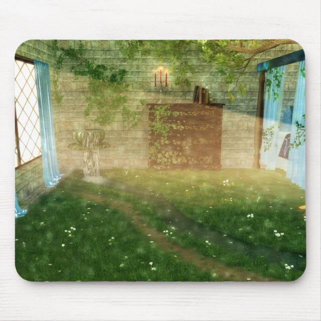 Alfombrilla De Ratón Fantasías: En el Mousepad de las Tierras de los Ha (Frente)