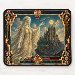 Alfombrilla De Ratón Fantasma, Art Deco Mitológico