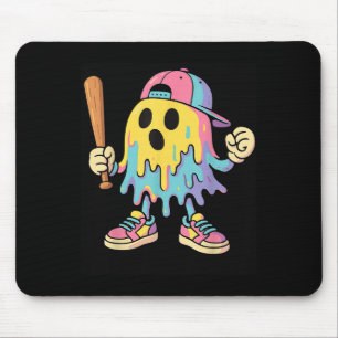 Alfombrilla De Ratón Fantasma colorida en popa de hielo de Béisbol Hall