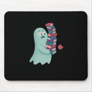Alfombrilla De Ratón Fantasma Cuidada Lleva Demasiados Libros Lover Hal