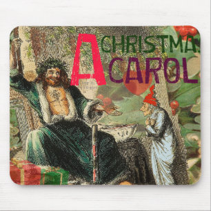 Alfombrilla De Ratón Fantasma del Ilustracion actual de Navidad