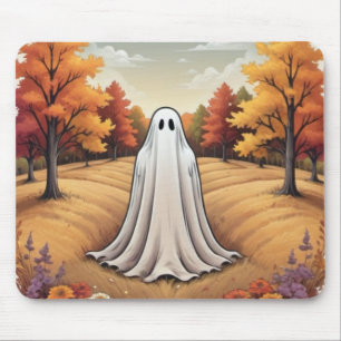 Alfombrilla De Ratón Fantasma en el bosque otoñal