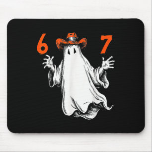 Alfombrilla De Ratón Fantasma Espeluznante Número 67 Halloween Embrujad