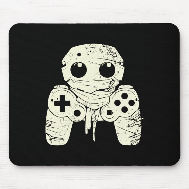 Alfombrilla De Ratón Fantasma Ghost Mummy Gaming Controller Halloween G (Frente)