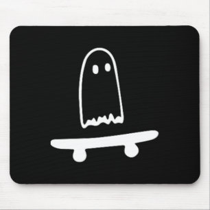 Alfombrilla De Ratón Fantasma Skateboard Lazy Halloween Disstume Fun Sk