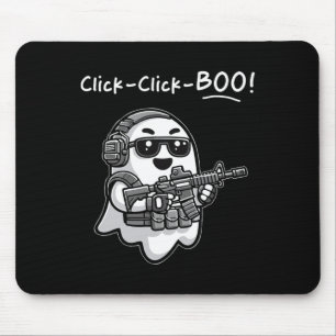 Alfombrilla De Ratón Fantasma táctica divertida haga clic en Boo Hallow