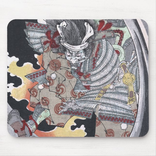 Alfombrilla De Ratón Fantasma Ukiyo-e Yokai de Yoshitoshi (Frente)