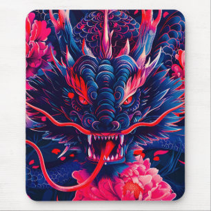 Alfombrilla De Ratón Fantástico Dragón de la Furia de la Blossom