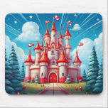 Alfombrilla De Ratón Fantasy Image Of A Candy Cane Castle<br><div class="desc">Fantasy Image Of A Candy Cane Castle Mouse Pad</div>