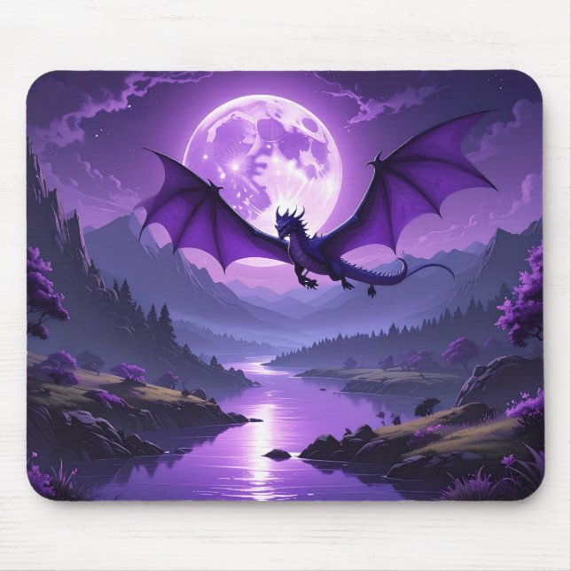 Alfombrilla De Ratón Fantasy Moonlight Mouse Pad for Gamers & Creators  (Frente)