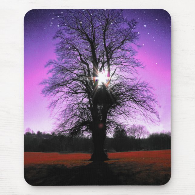 Alfombrilla De Ratón Fantasy Tree Mousepad (Frente)