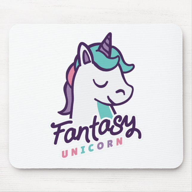 Alfombrilla De Ratón Fantasy Unicorn (Frente)