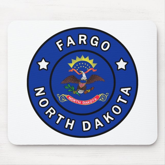 Alfombrilla De Ratón Fargo Dakota del Norte (Frente)
