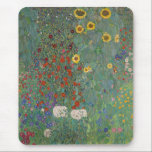 Alfombrilla De Ratón Farm Garden Sunflowers, de Gustav Klimt Painting<br><div class="desc">La obra maestra del pintor austriaco imperial Gustav Klimt: Jardín de granja con girasoles</div>