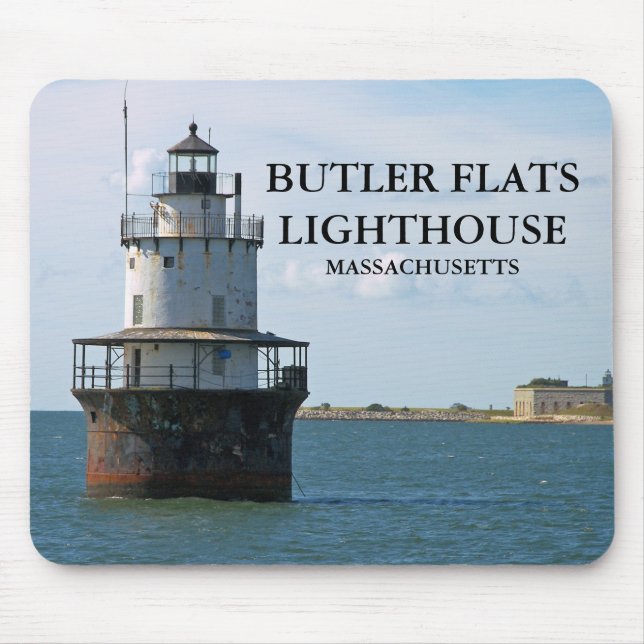 Alfombrilla De Ratón Faro Butler Flats, Massachusetts Mousepad (Frente)