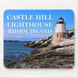 Alfombrilla De Ratón Faro Castle Hill, Isla Rhode Mousepad