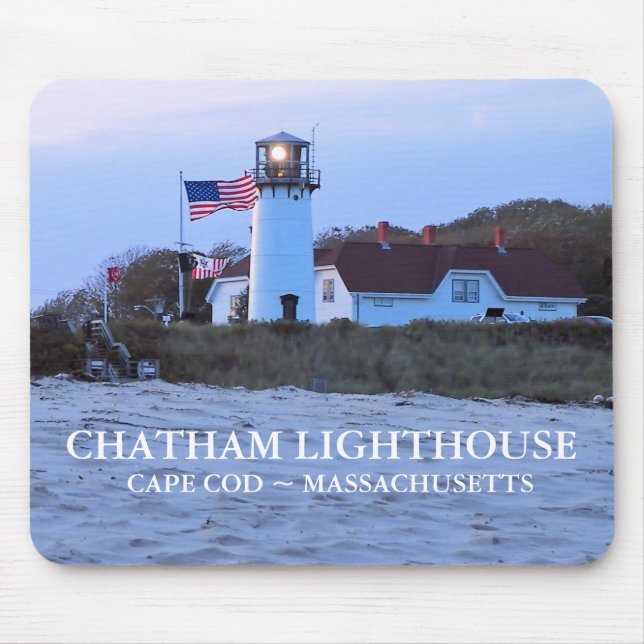 Alfombrilla De Ratón Faro Chatham, Massachusetts Mousepad (Frente)