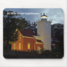 Faro de 40 Mile Point mousepad