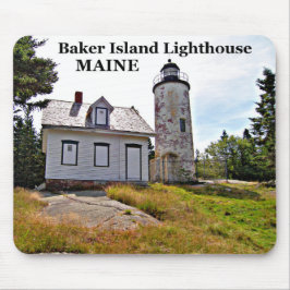 Alfombrilla De Ratón Faro de Baker Island, Maine Mousepad
