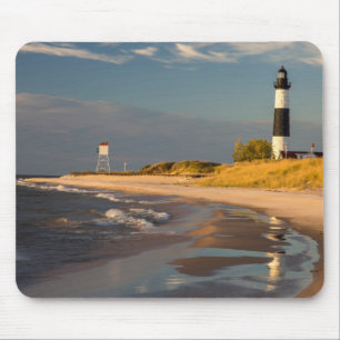 Alfombrilla De Ratón Faro de Big Sable Point en el lago Michigan 2