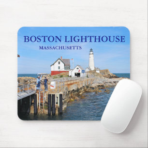 Alfombrilla De Ratón Faro de Boston, Massachusetts Mousepad