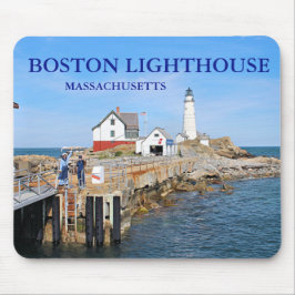 Alfombrilla De Ratón Faro de Boston, Massachusetts Mousepad