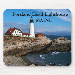 Alfombrilla De Ratón Faro de cabeza de Portland, Maine mousepad