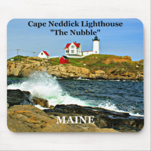 Alfombrilla De Ratón Faro de Cape Neddick, mousepad de Maine