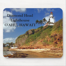 Alfombrilla De Ratón Faro de Diamond Head, O'ahu, Hawai'i Mousepad