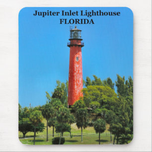 Alfombrilla De Ratón Faro de entrada de Júpiter, Florida Mousepad