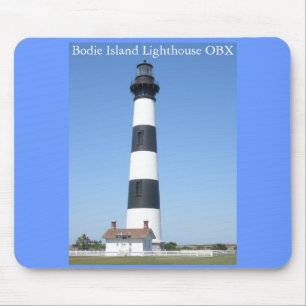 Alfombrilla De Ratón Faro de la isla Bodie OBX Mousepad