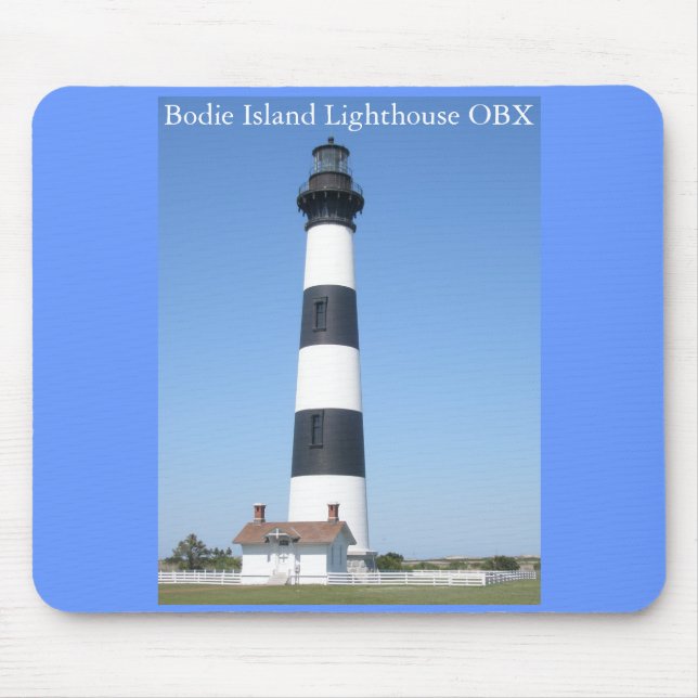Alfombrilla De Ratón Faro de la isla Bodie OBX Mousepad (Frente)
