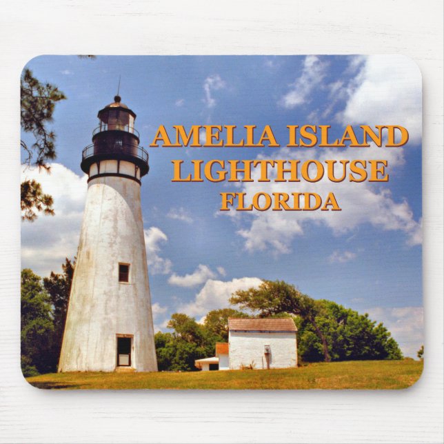 Alfombrilla De Ratón Faro de la isla de Amelia, Florida Mousepad (Frente)