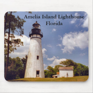 Alfombrilla De Ratón Faro de la isla de Amelia, Florida Mousepad
