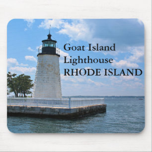 Alfombrilla De Ratón Faro de la isla de la cabra, Rhode Island Mousepad