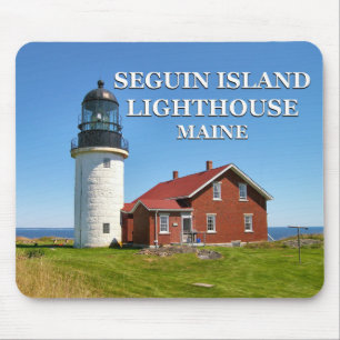 Alfombrilla De Ratón Faro de la isla de Seguin, Maine Mousepad