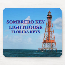 Alfombrilla De Ratón Faro de la Llave Sombrero, Florida Keys Mousepad