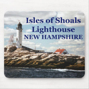Alfombrilla De Ratón Faro de las Islas de los Shoales, New Hampshire Mo