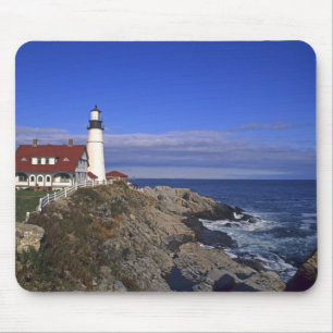 Alfombrilla De Ratón Faro de luz de cabeza de Portland Maine