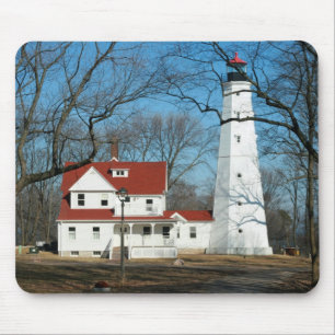 Alfombrilla De Ratón Faro de North Point, WI Mousepad de Milw