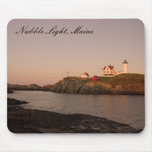 Alfombrilla De Ratón Faro de Nubble, Mousepad (Frente)