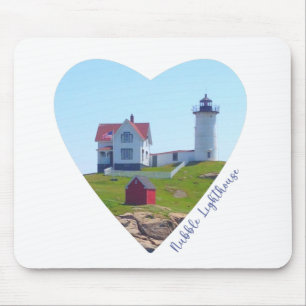 Alfombrilla De Ratón Faro de Nubble, York Maine