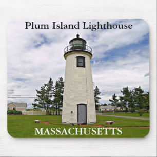 Alfombrilla De Ratón Faro de Plum Island, Massachusetts Mousepad