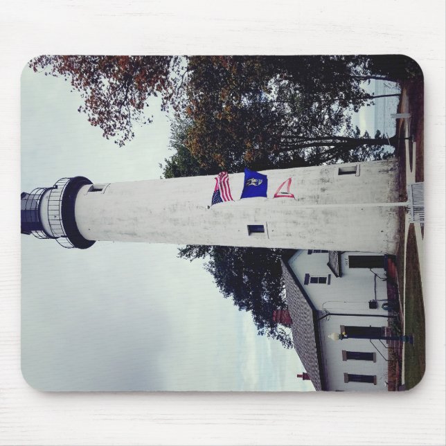 Alfombrilla De Ratón Faro de Pointe Aux Barques en una (Frente)