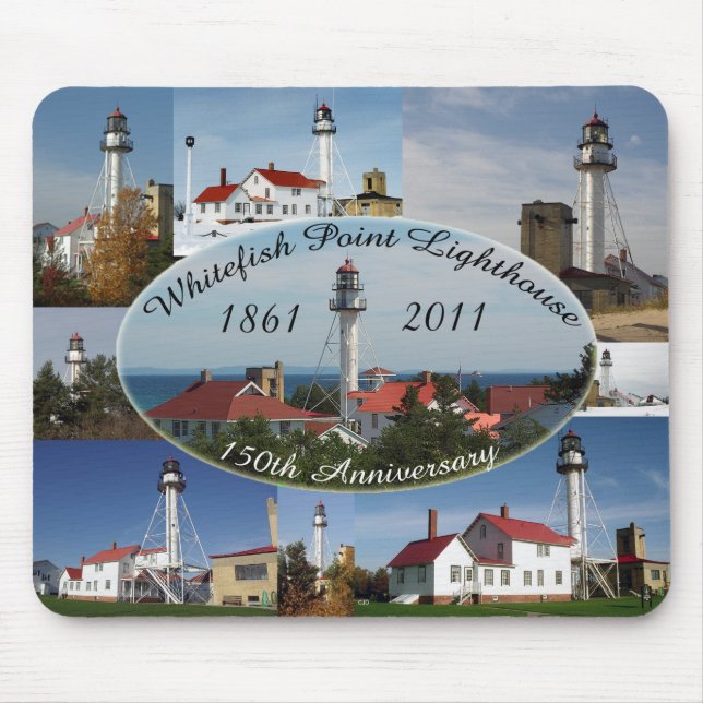 Alfombrilla De Ratón Faro de punto de ballena 150th Anniv. mousepad (Frente)