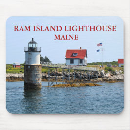 Alfombrilla De Ratón Faro de Ram Island, Maine Mousepad