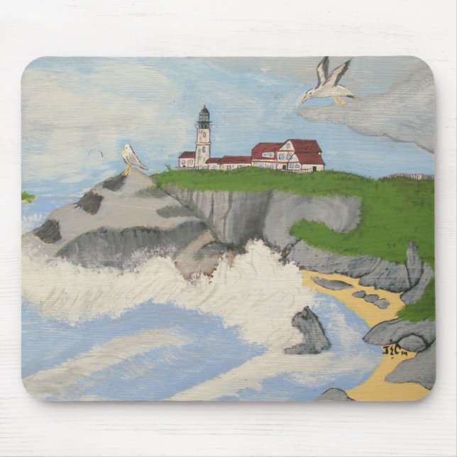 Alfombrilla De Ratón Faro de Sea MousePad (Frente)