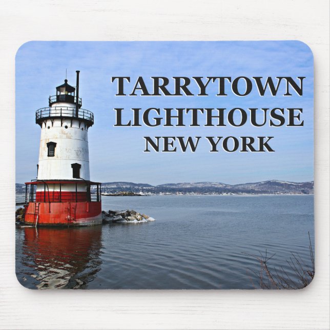 Alfombrilla De Ratón Faro de Tarrytown, New York Mousepad (Frente)