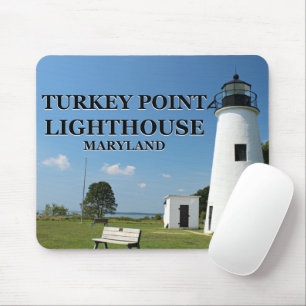 Alfombrilla De Ratón Faro de Turkey Point, Maryland Mousepad