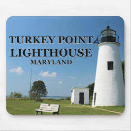 Alfombrilla De Ratón Faro de Turkey Point, Maryland Mousepad